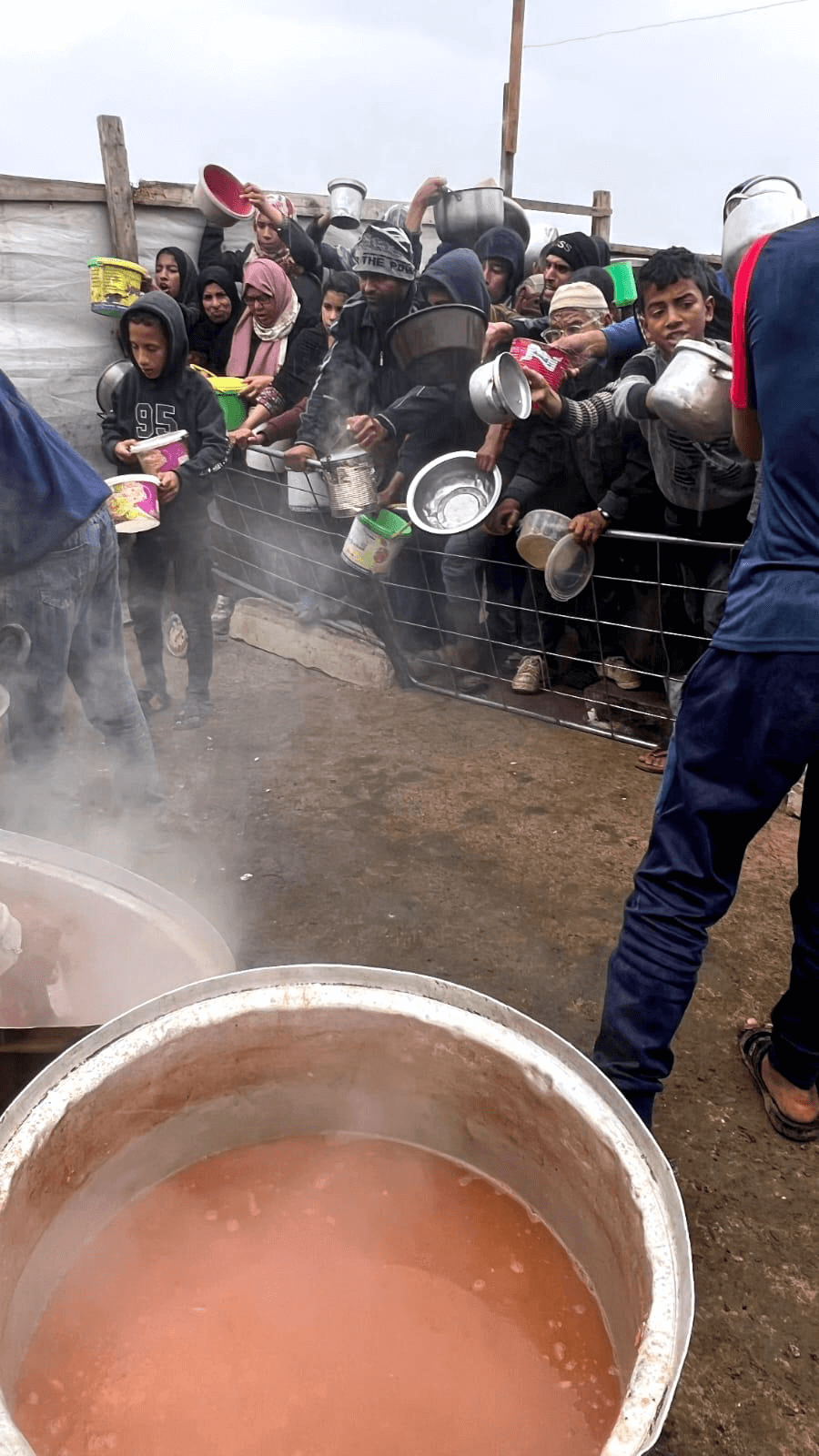 hot meal distribution gaza